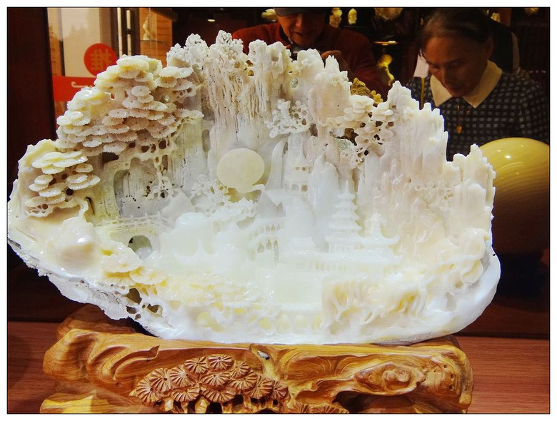 潭門漁港硨磲工藝品 海洋文化的璀璨瑰寶