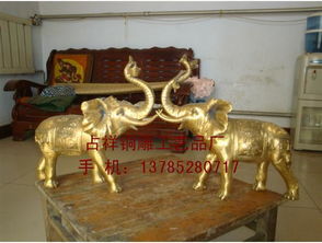 銅雕大象 唐縣占祥銅雕工藝品廠的匠心傳承